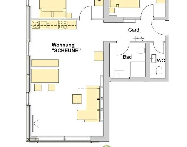 Hofgut Breitenbach アパート マルクドルフ