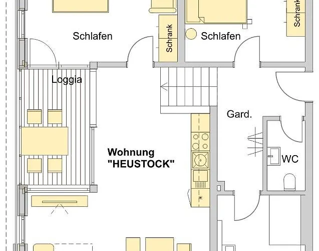 アパート Hofgut Breitenbach マルクドルフ